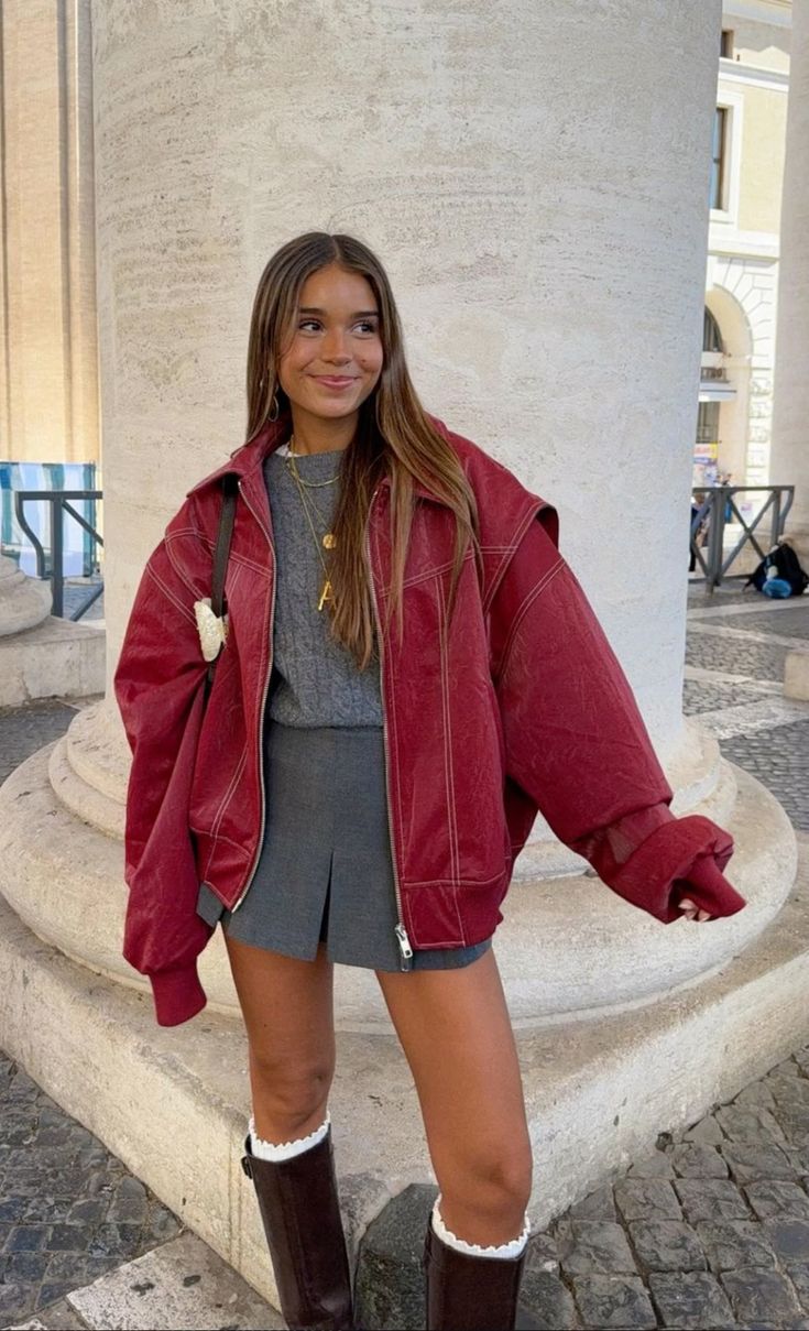 Jacqueline | Chaqueta de Cuero Oversize