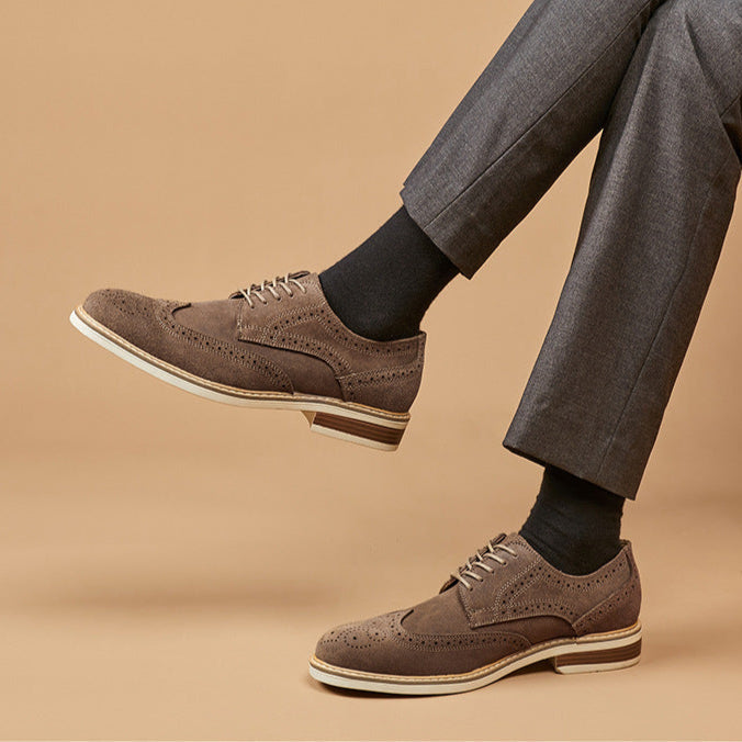 Héctor™ | Zapatos de piel estilo brogue
