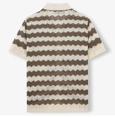 Lorenzo™ | Camisa Tejida Chevron