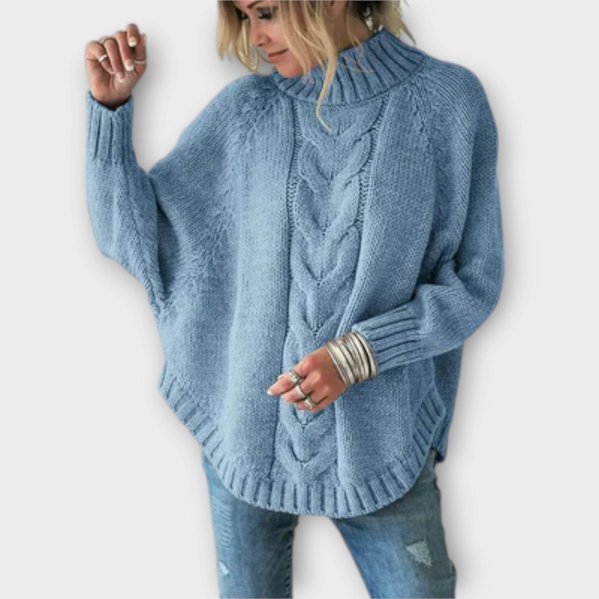 Miriam - Jersey de punto con diseño trenzado