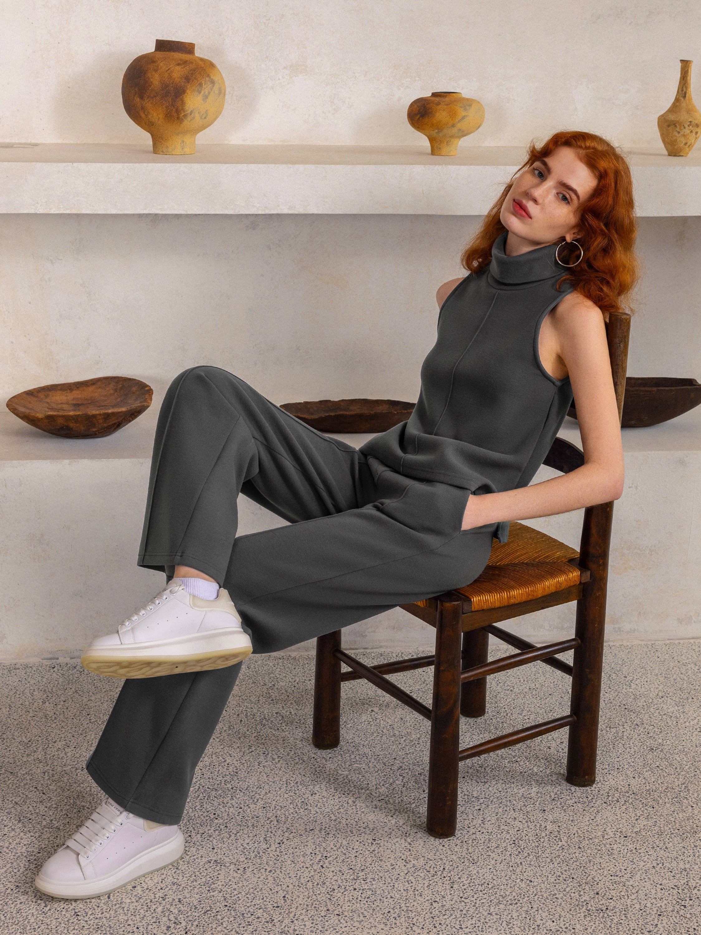 Alma | Pantalones de tiro alto