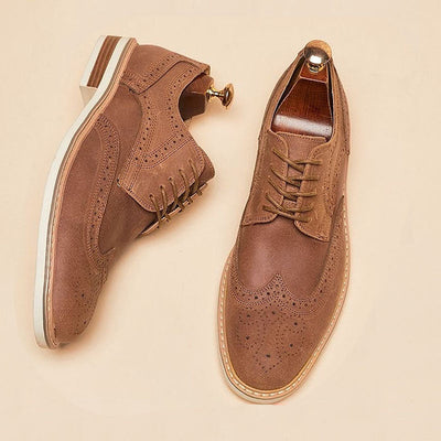 Héctor™ | Zapatos de piel estilo brogue