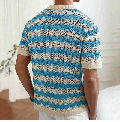 Lorenzo™ | Camisa Tejida Chevron