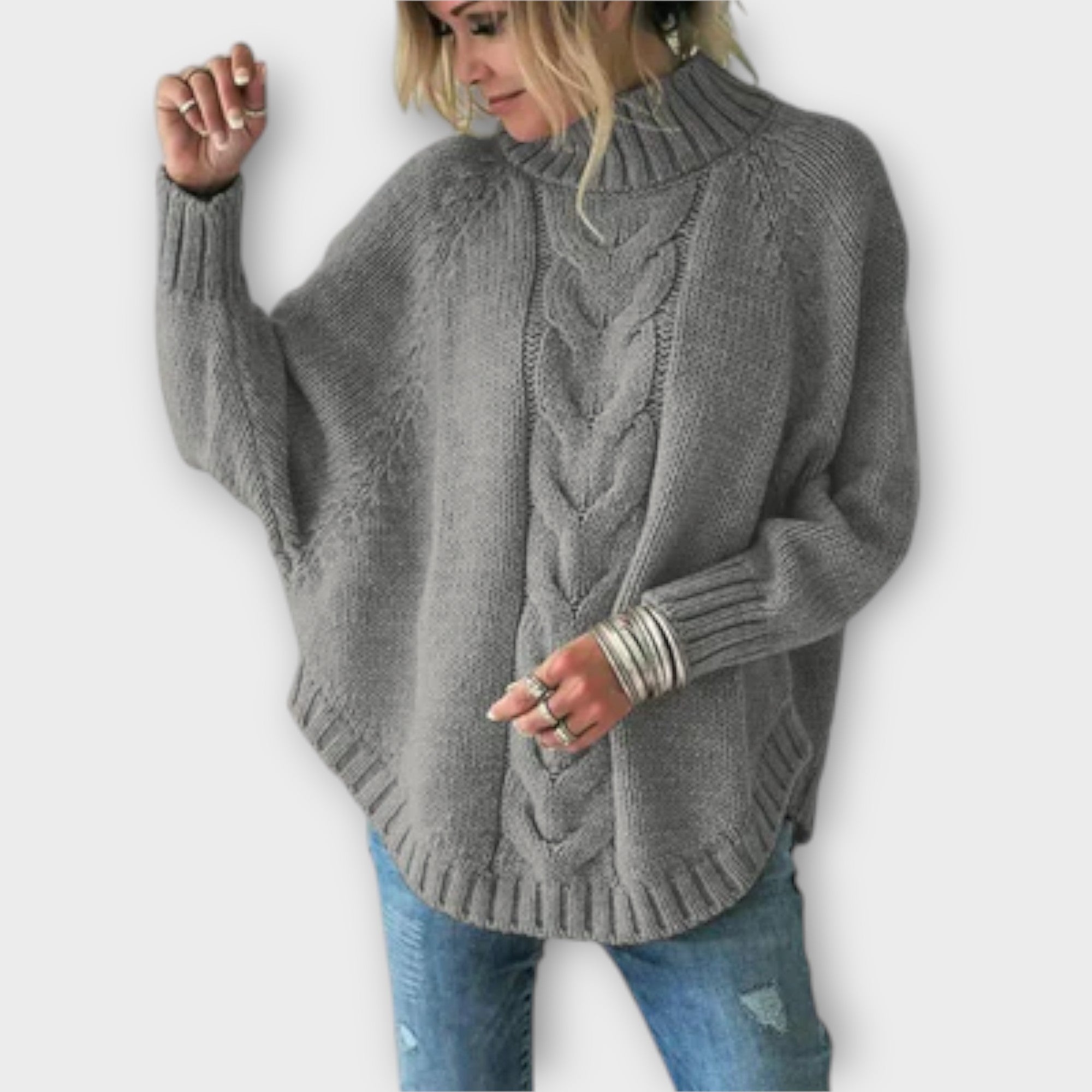 Miriam - Jersey de punto con diseño trenzado