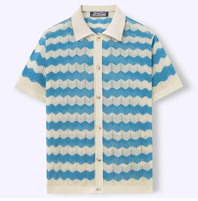 Lorenzo™ | Camisa Tejida Chevron