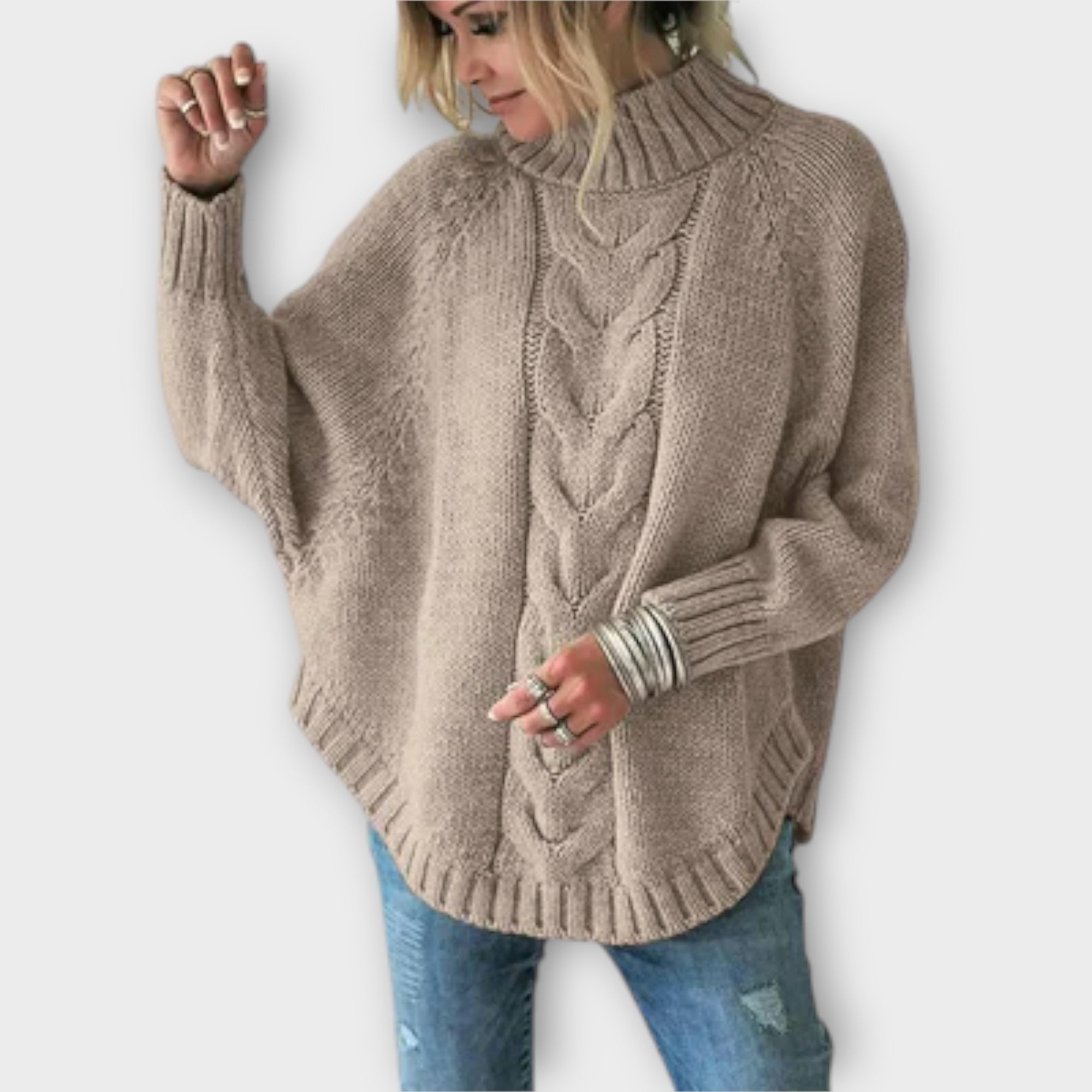 Miriam - Jersey de punto con diseño trenzado