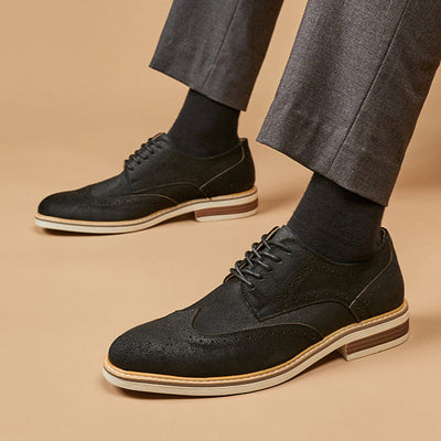 Héctor™ | Zapatos de piel estilo brogue