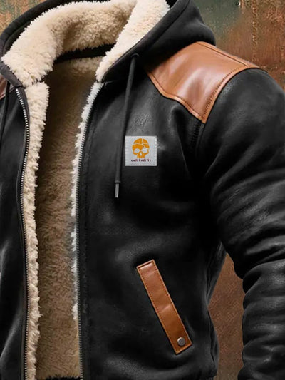 ADAM™ | Chaqueta Zimowa con Detalles de Cuero Elegantes