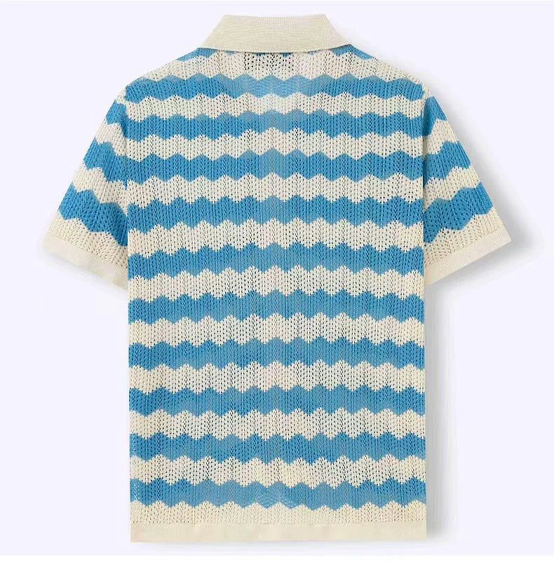 Lorenzo™ | Camisa Tejida Chevron