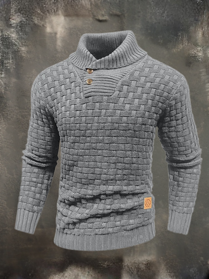 Elio | Suéter estructurado con gargantilla alta