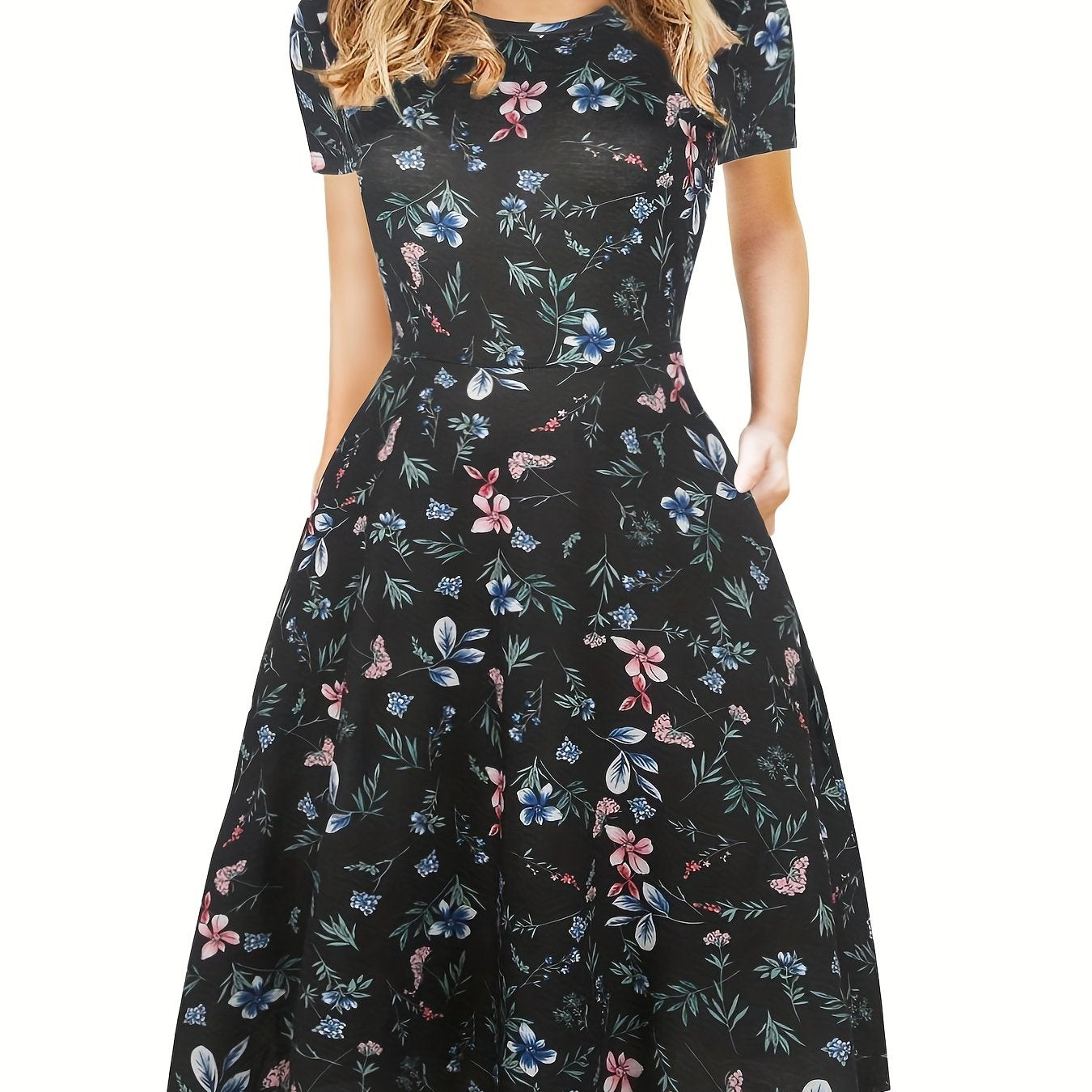 Danuta – Vestido de Verano de Estilo Retro con Corte en A