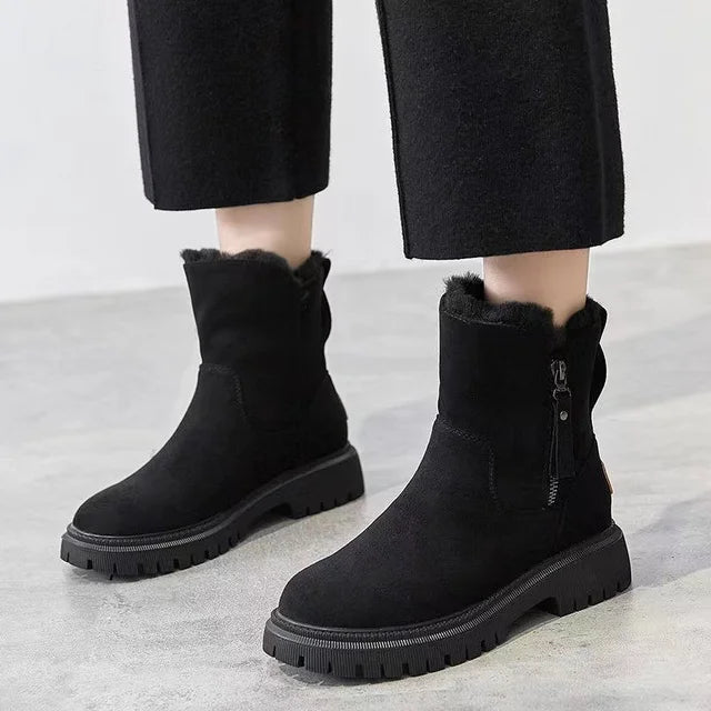 Aurora™ | Botines de Invierno con Forro de Piel Sintética