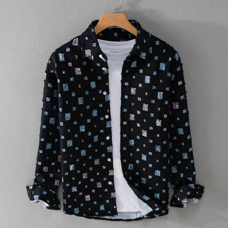 Logan™ | Camisa con Parche Desgastado de Impacto