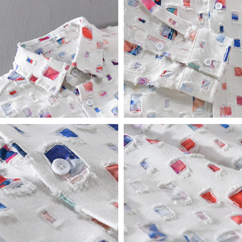Logan™ | Camisa con Parche Desgastado de Impacto