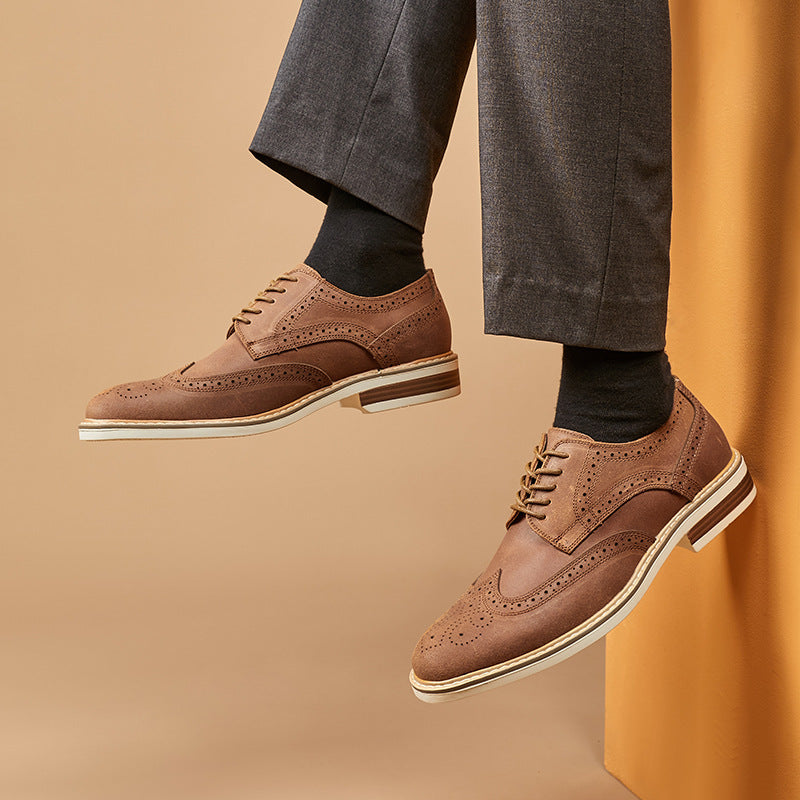 Héctor™ | Zapatos de piel estilo brogue
