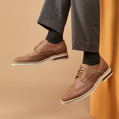Héctor™ | Zapatos de piel estilo brogue