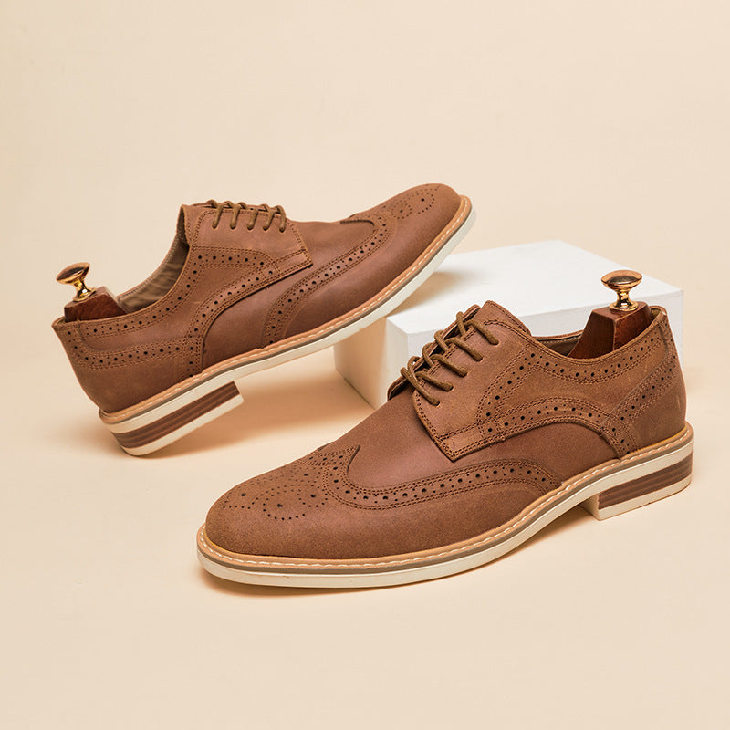 Héctor™ | Zapatos de piel estilo brogue