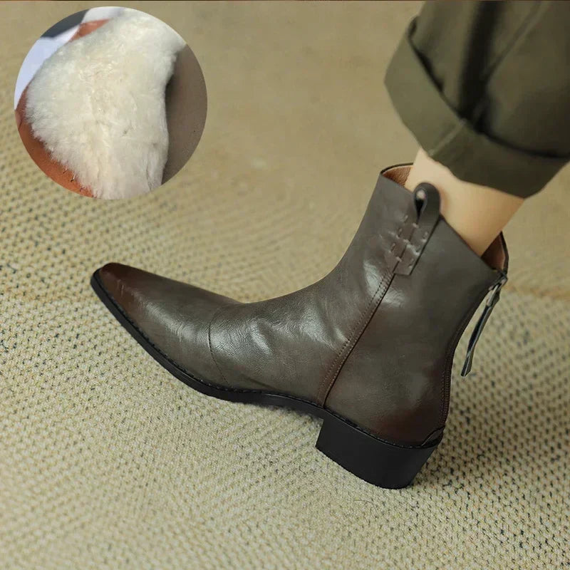 Sylwia | Botines de Invierno Elegantes hasta el Tobillo