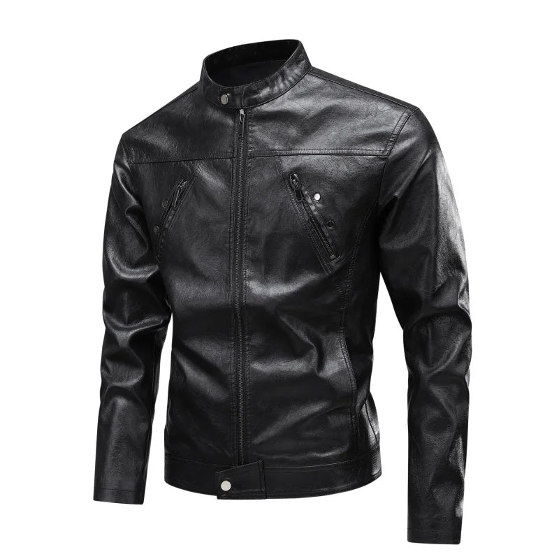 Andrzej™ | Chaqueta de Cuero Estilo Piloto