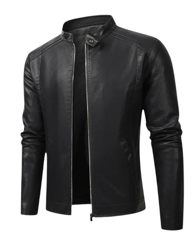 Patryk™ | Elegante Chaqueta de Cuero para Motociclista