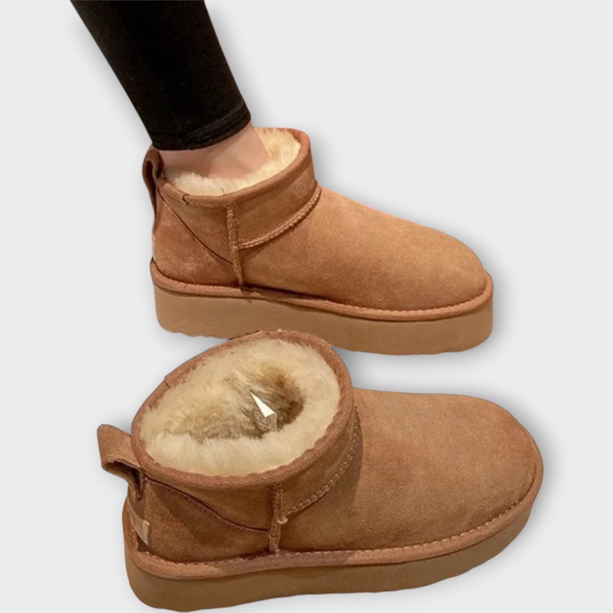 Botas de gamuza cómodas y elegantes