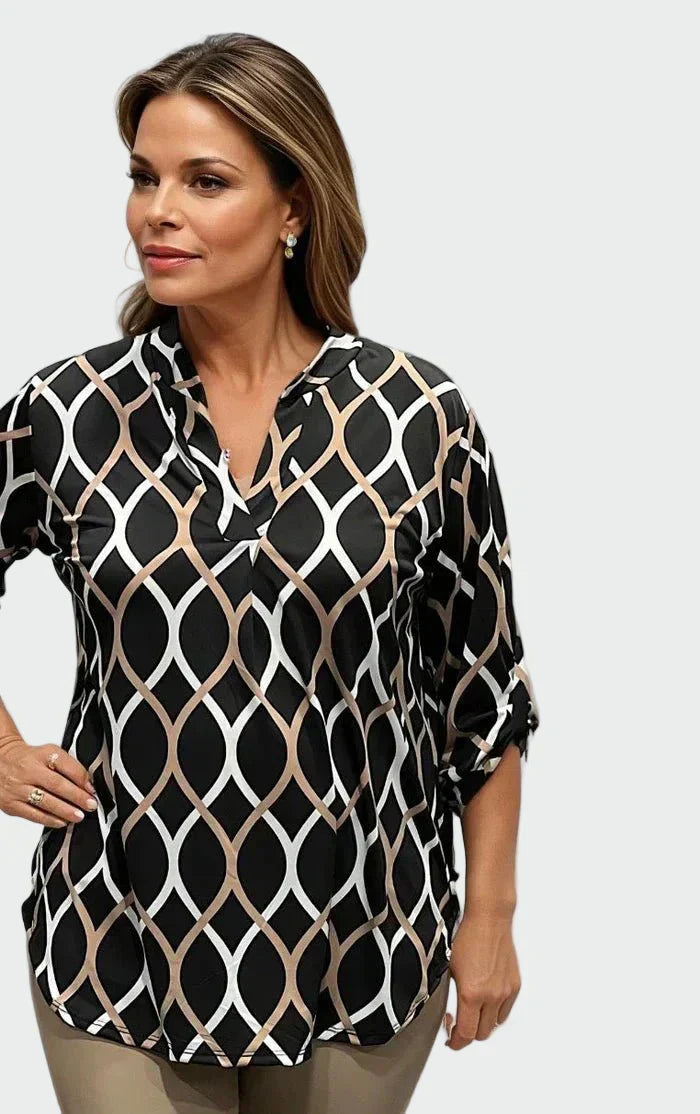 Rocio | Blusa casual de manga larga y diseño elegante.