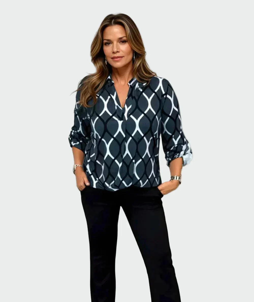 Rocio | Blusa casual de manga larga y diseño elegante.