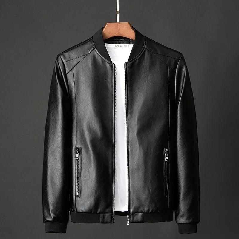 Mariusz™ | Chaqueta de Cuero para Motociclistas