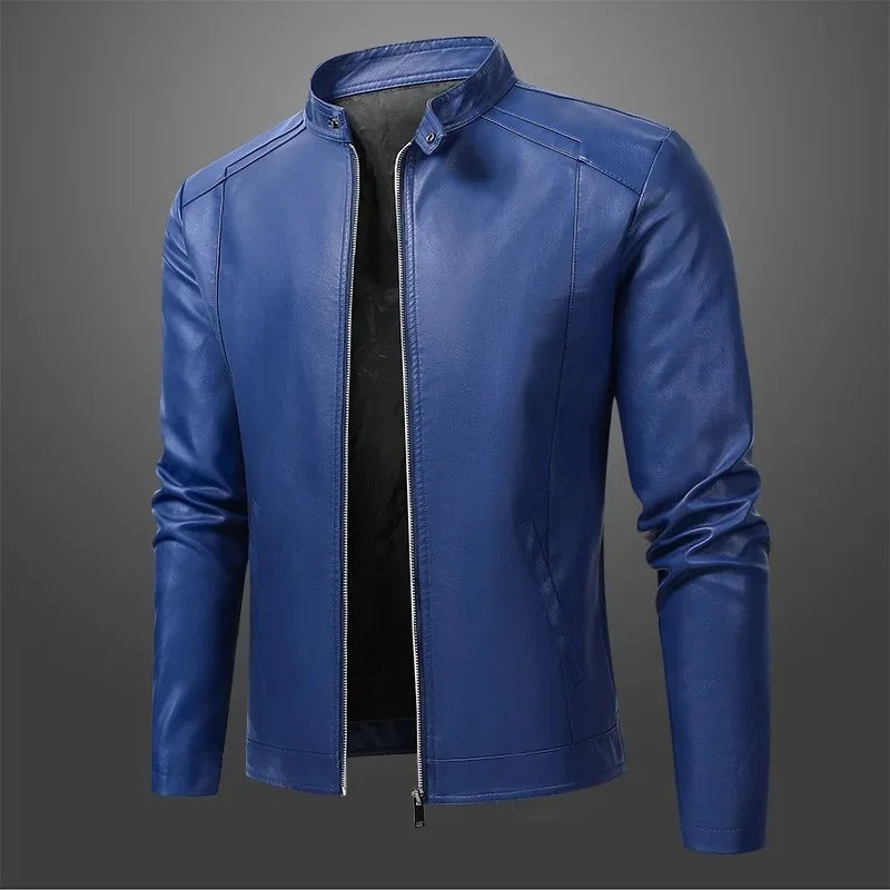 Patryk™ | Elegante Chaqueta de Cuero para Motociclista