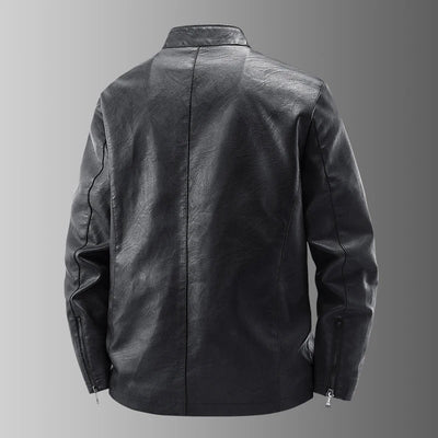 Marek™ | Chaqueta de Cuero para Motociclistas