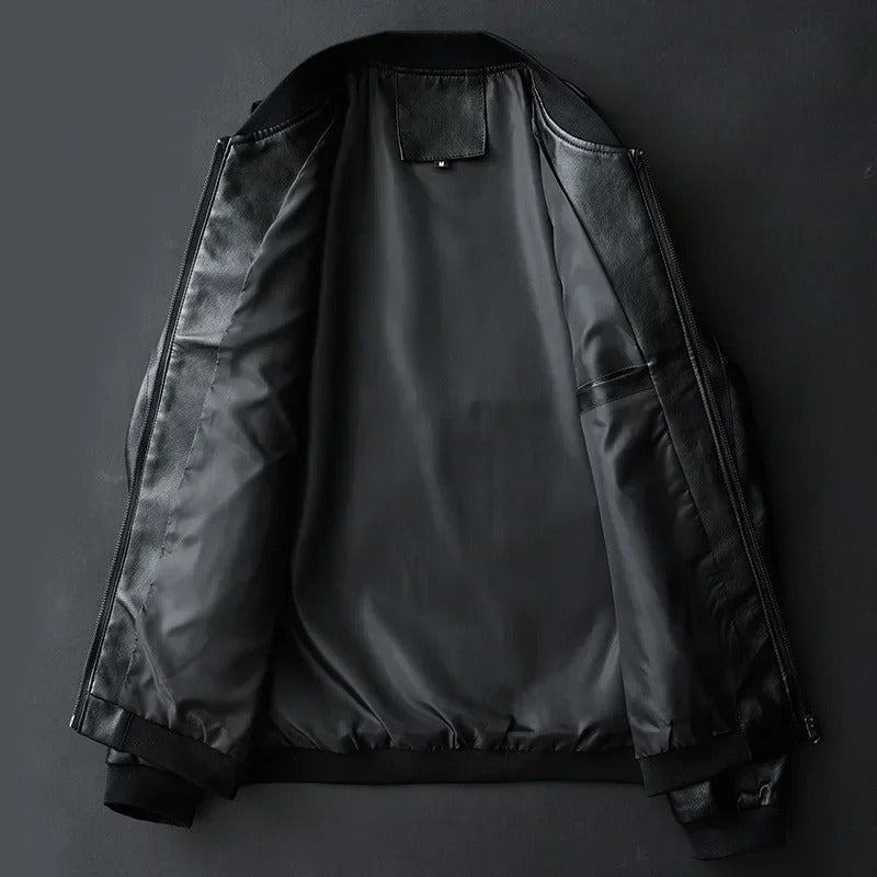 Mariusz™ | Chaqueta de Cuero para Motociclistas